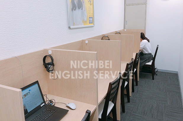 川西校の自習スペース